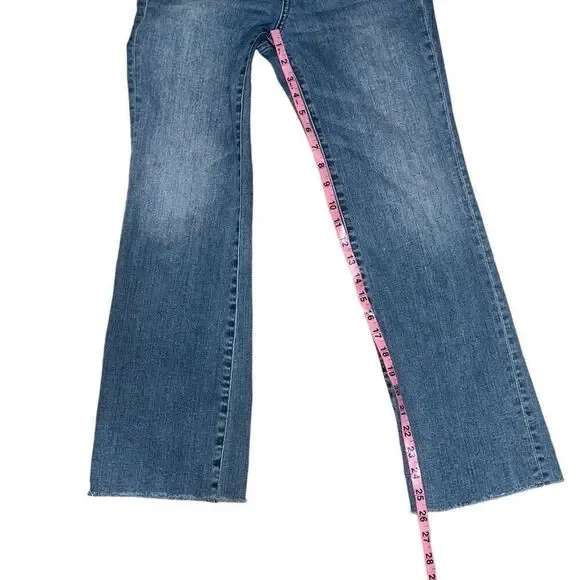 Madewell Cali Demi-Boot Jeans in Shoreham Wash Cropped Mid-Rise Womens size 26 - Picture 8 of 10